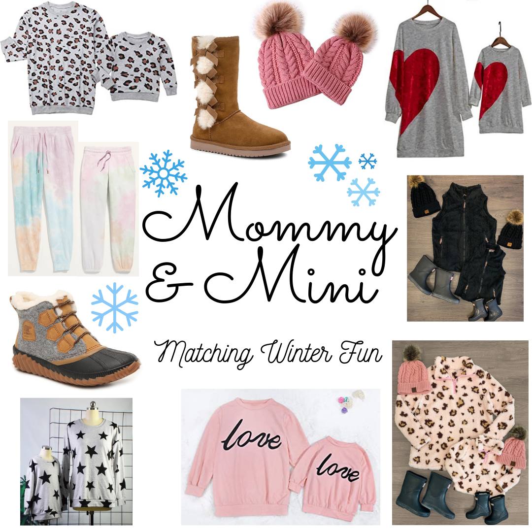 Mommy & Mini Matching Winter Fun
