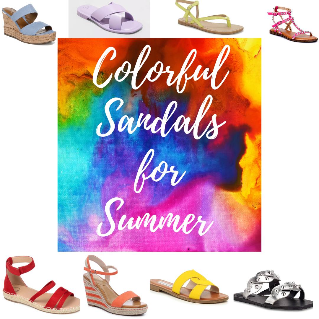 Colorful Sandals for Summer