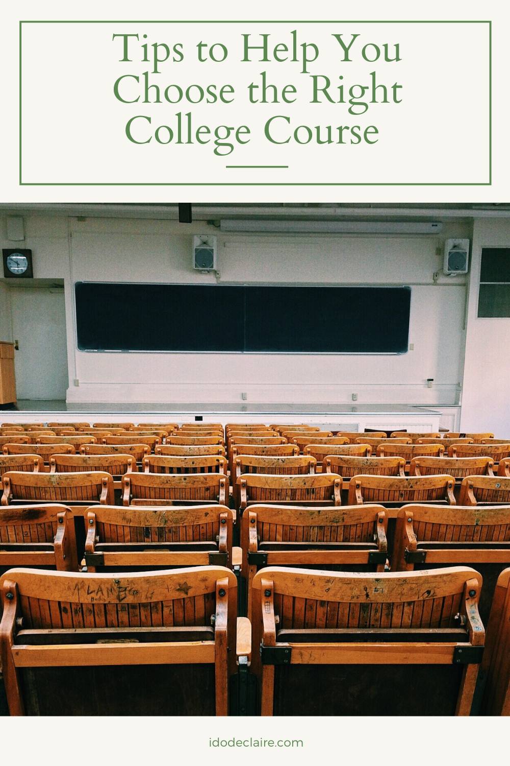 Tips to Help You Choose the Right College Course