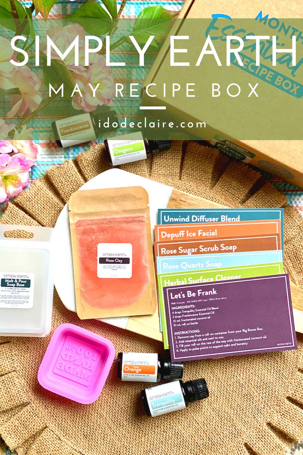 Clean Up With Simply Earth’s May Essential Oil Box