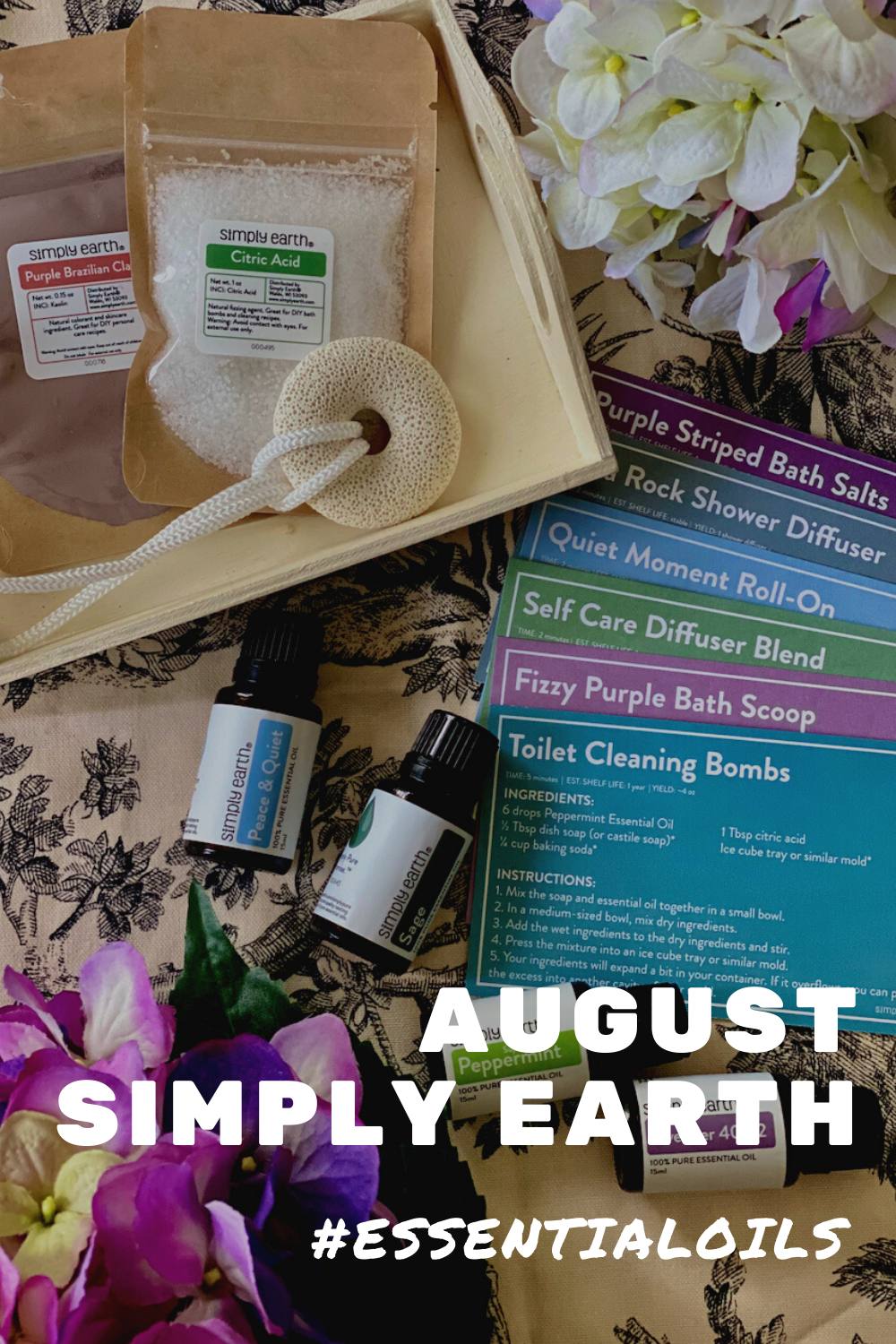 August Simply Earth Essential Oil Box