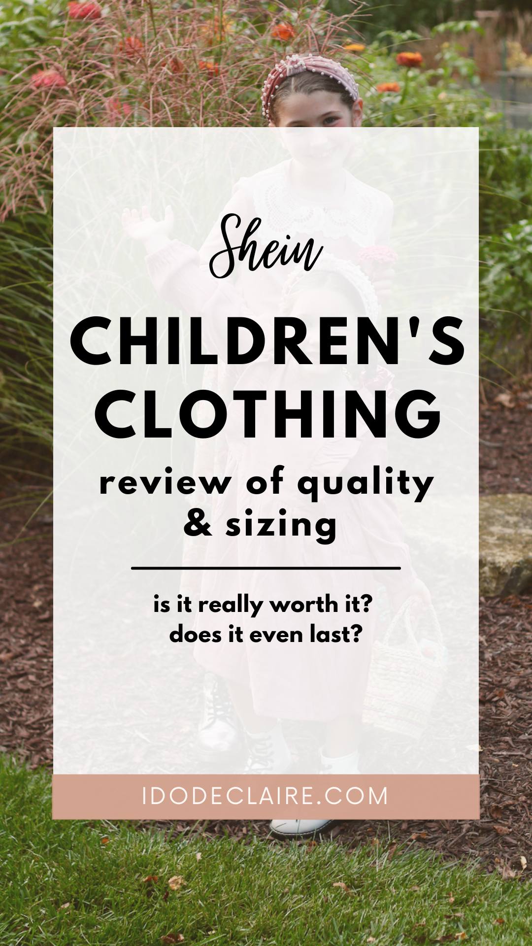 Shein Children's Clothing Review | Sizing and Quality