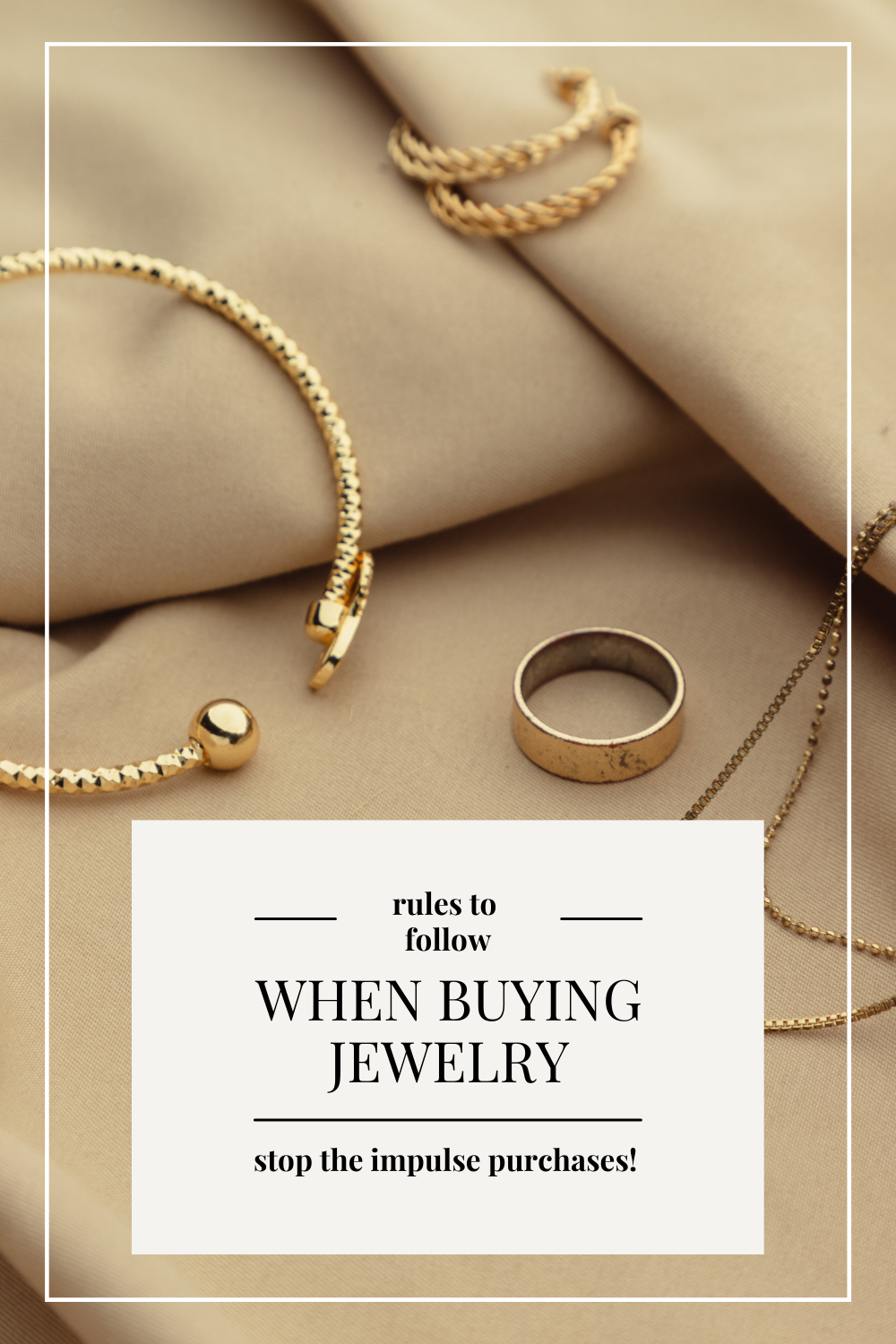 Rules to Follow When Buying New Jewelry