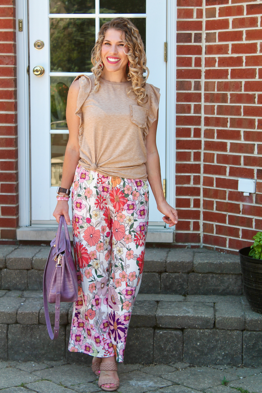 How to Wear Bright Pink Pants & Confident Twosday Linkup - I do
