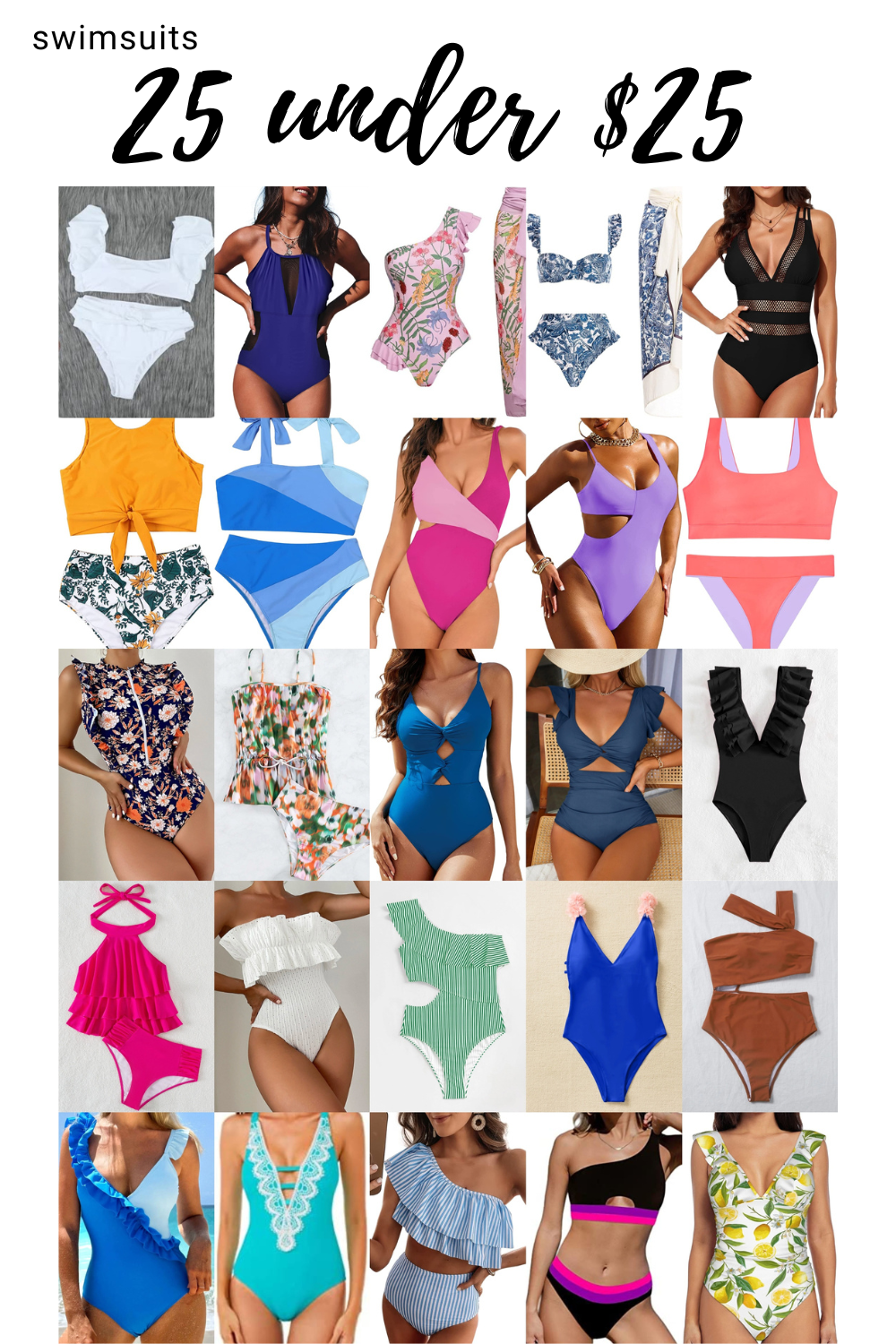 25 Swimsuits Under $25
