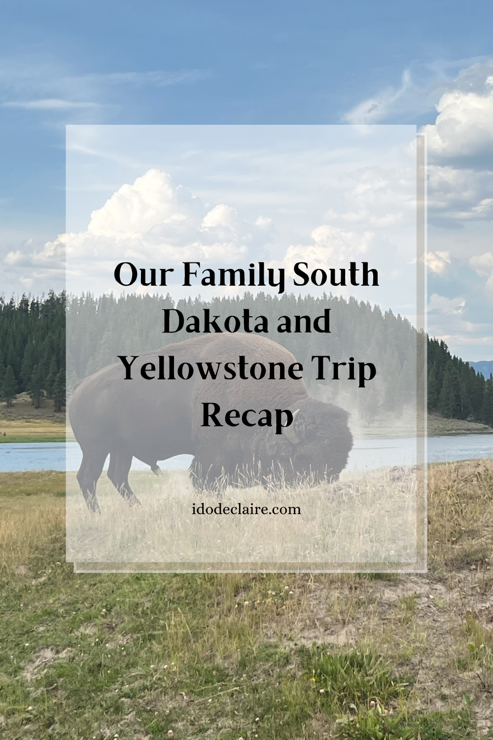 Our Family South Dakota and Yellowstone Trip Recap