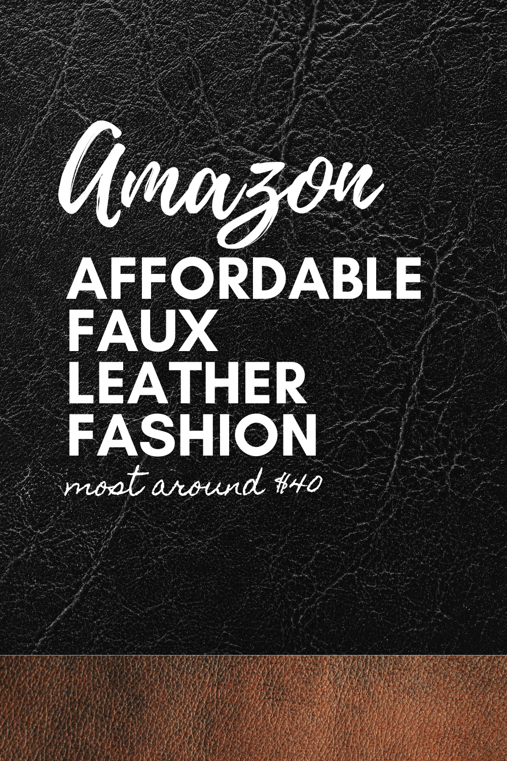 Amazon Faux Leather Picks