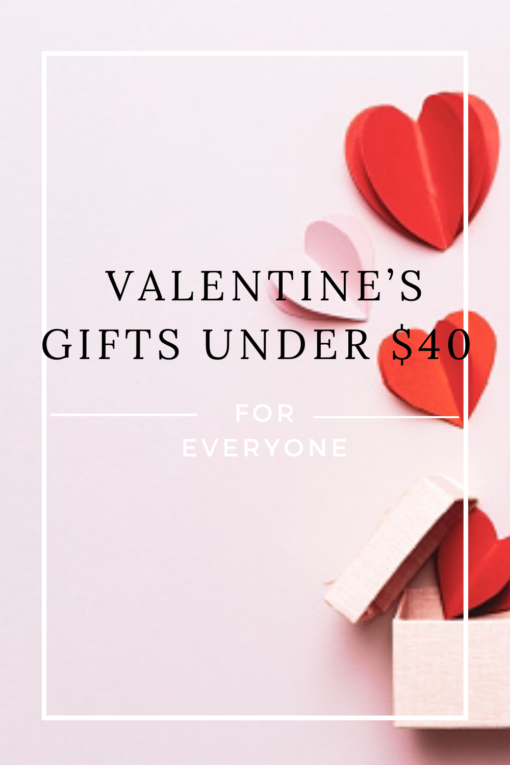 Love on a Budget: Valentine’s Gifts Under $40 for Everyone