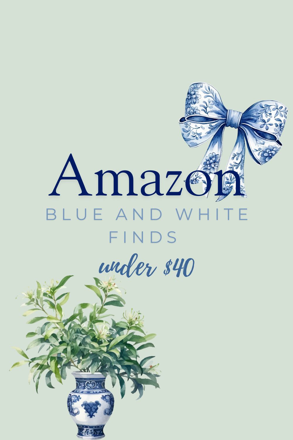 Blue and White Amazon Finds Under $40 You’ll Love