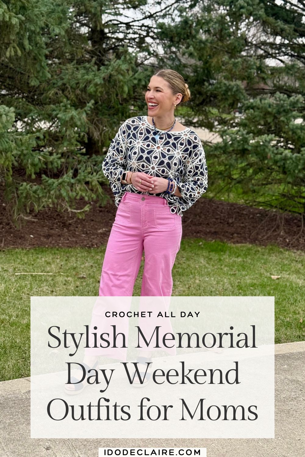 Crochet All Day: Stylish Memorial Day Weekend Outfits for Moms & Linkup