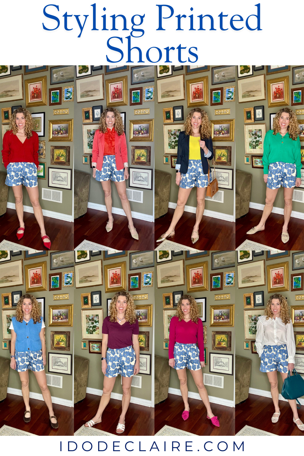 Short Story: How to Style Printed Shorts This Summer & Linkup