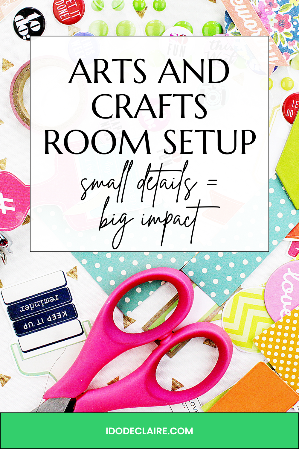 Arts and Crafts Room Setup: How Small Details Create Big Impact
