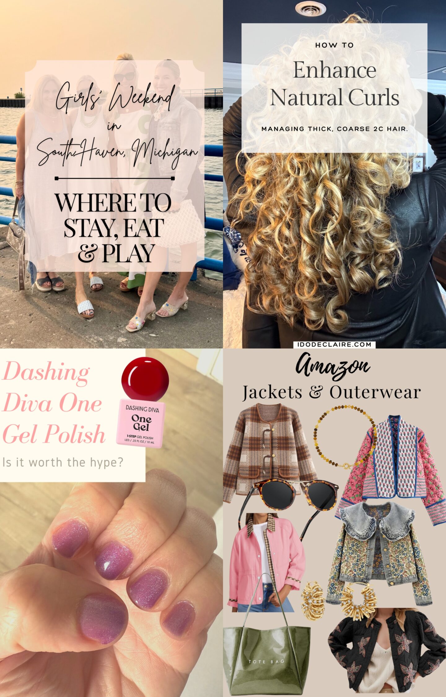 Best of 2025 recap reader favorite blog posts including travel, beauty, nail reviews, and affordable fashion