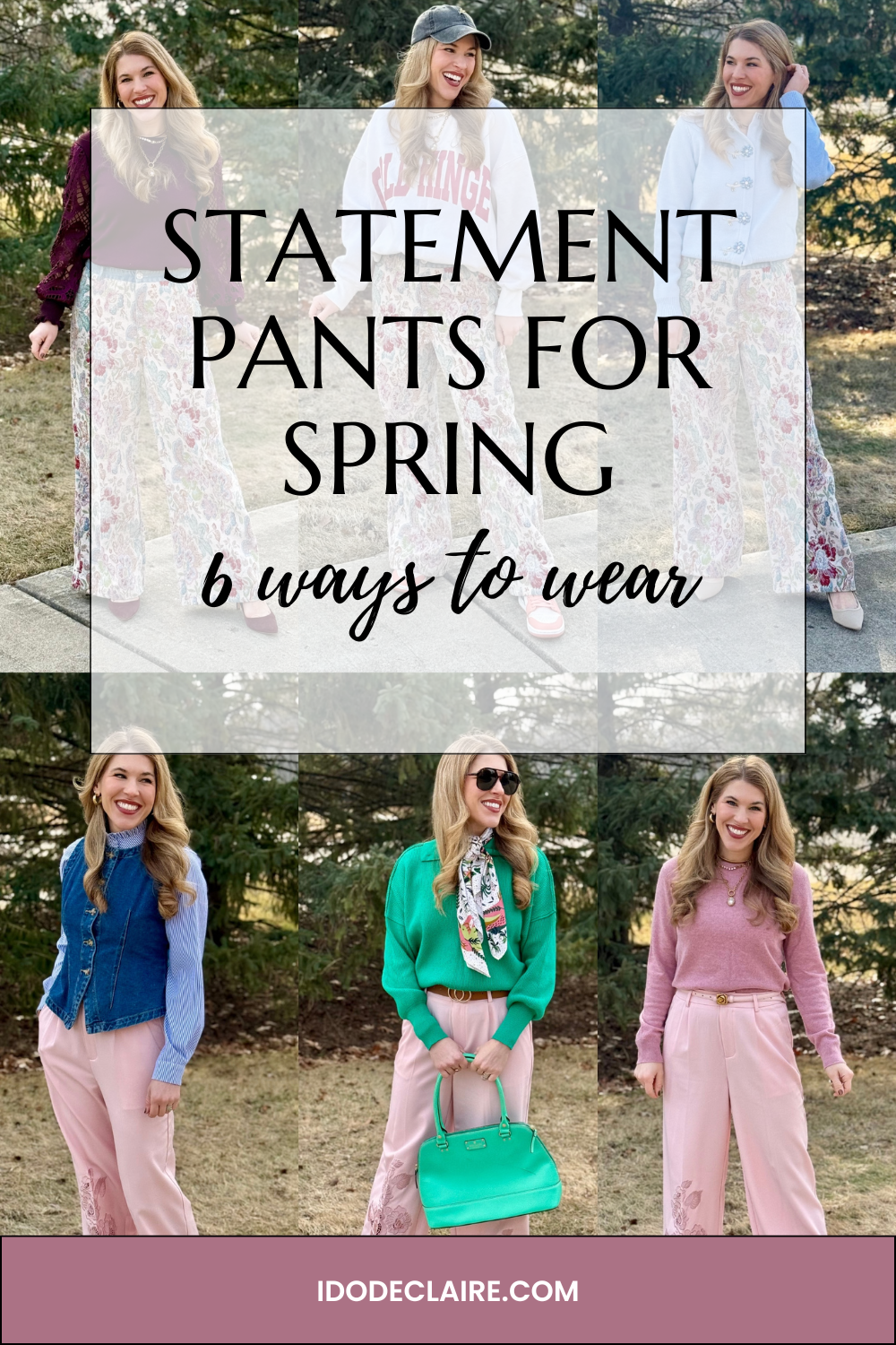 Statement Pants for Spring: Making a Bold Move & Linkup