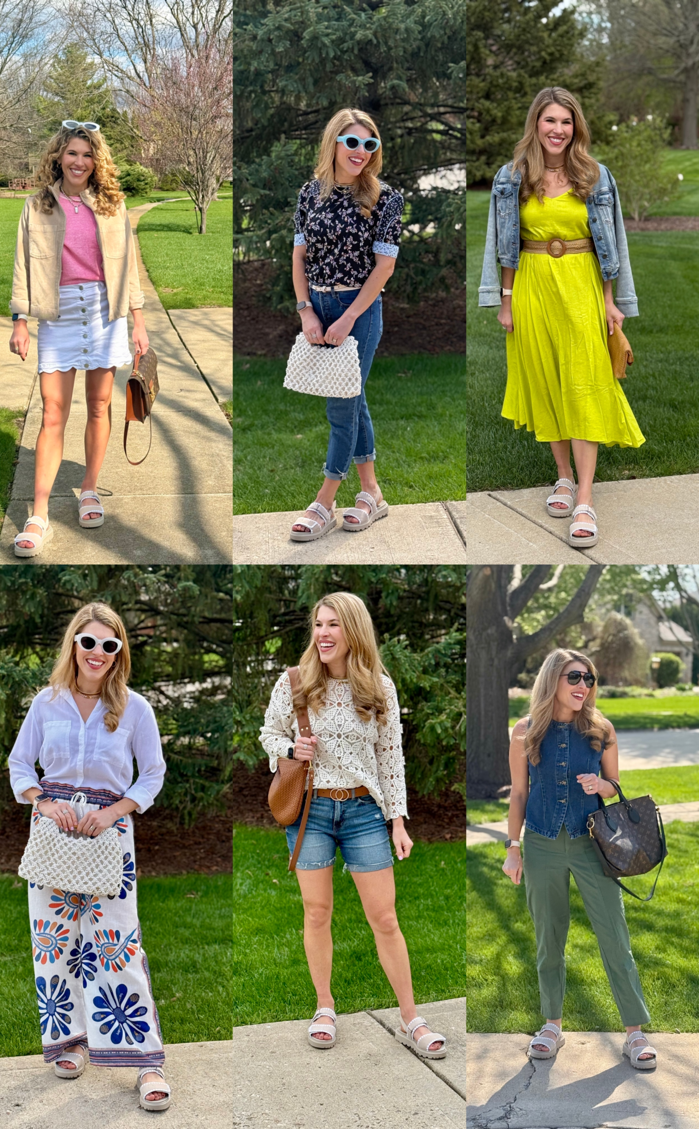 Chunky Sandals, Light Spring Styling & Linkup