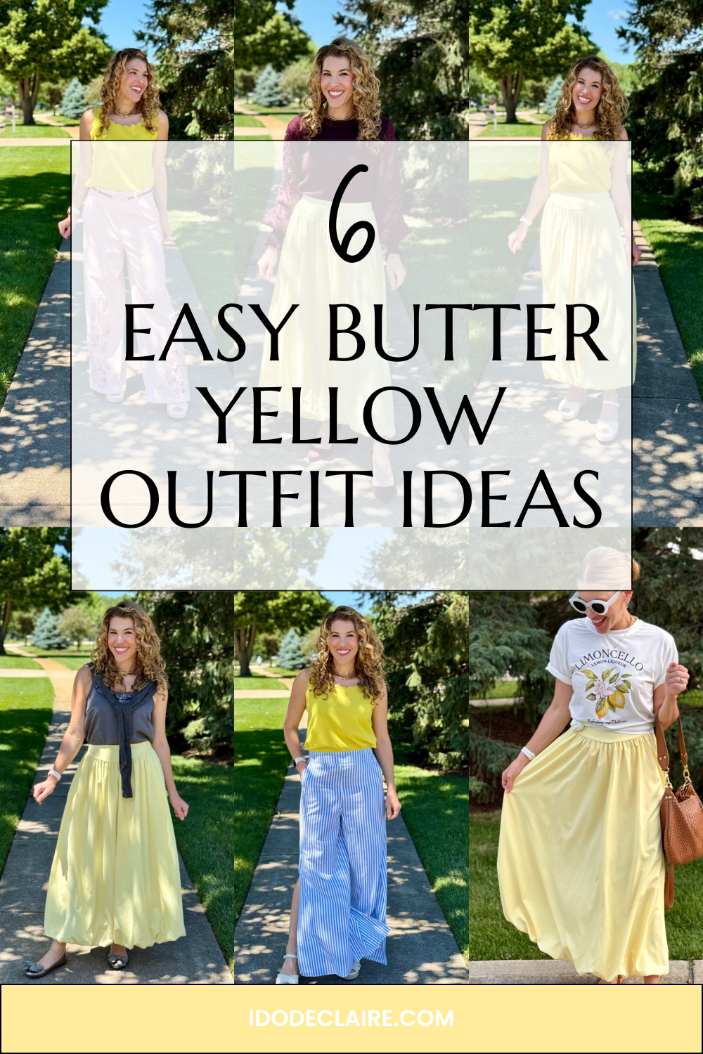 Butter Believe It: 6 Easy Butter Yellow Outfit Ideas & Linkup