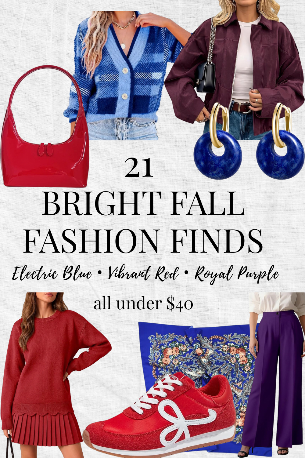Color Me Happy: Bright Fall Fashion Finds Under $40
